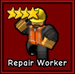 Garden Tower Defense | Repair Worker | Roblox