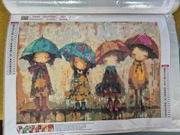 Haft diamentowy - dziewczynki (gotowy)