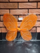 Skrzydła wróżki motyla pomarańczowe kostium przebranie