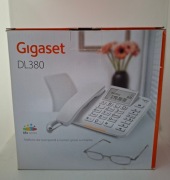 Telefon stacjonarny dla seniora Gigaset DL380 duże przyciski VESA