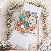 Kartka, ręcznie robiona, nauczyciel, geografia