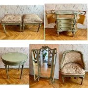 Komplet mebli przedwojennych XIX/XX wiek styl Ludwikowski