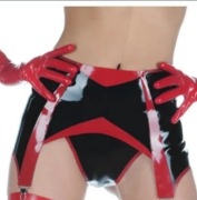 Pas do pończoch LaTeX 100% rozmiar XXL