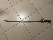 Szabla  stara robota , szabla w pełni funkcjonalna , głownia sprężysta, 