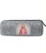 Piórnik szkolny genzie szary bawełna Fausti 