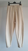 Spodnie damskie dresowe Sinsay pudrowy róż beżowy morelowy rozmiar S/36!