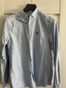 Koszula męska Lyle & Scott błękitna/ niebieska M 