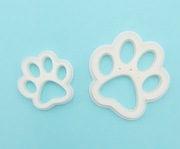 FOREMKA do ciastek - ŁAPA PSA - SERIA ZWIERZĘTA  (zestaw 2 szt 5,5cm, 4cm) 