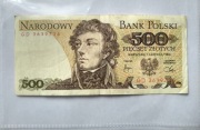 500 złotych 1982 Seria GD 