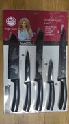 Mg home zestaw noży kuchennych 5 sztuk Magda Gessler marble wielofunkcyjne