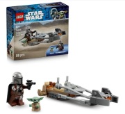 LEGO Star Wars Śmigacz Mandalorianina i Grogu 75436 zestaw klocki