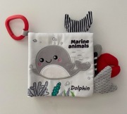 Miękka książeczka sensoryczna "Dolphin"