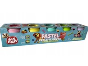 Elefun Creative Dough masa plastyczna PASTEL 5kol. x 100g