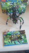 LEGO Chima 70130 Pajęczy Ścigacz Sparratusa Brakuję 2 klocków  używany