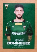 Oficjalna karta klubowa GKS Tychy 2022/23 Antonio Dominguez