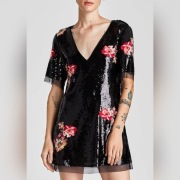 Sukienka Zara cekiny święta Sylwester