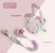 Smycz dla dzieci 2w1 szelki i opaska na rękę - Nowa - 2metry - kolor Rozowy