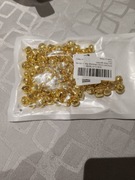 Dzwoneczki metalowe złote 