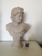 PIEKNE  ... POPIERSIE ...APOLLA DUŻA RZEZBA ..34 CM !!