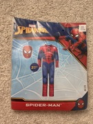 Marvel Avengers Spider Man Nowy strój kostium przebranie 6-8 lat r. 122 128