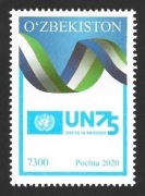 UZBEKISTAN 75 lat ONZ - odpowiednik znaczka Fi. 5096.