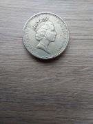 Wielka Brytania one pound 1985 st III Elżbieta II - 3 portret; por