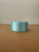 Błękitna  Florystyczna Dekoracyjna Tasiemka Wstążka Szpula