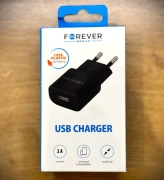 Ładowarka sieciowa Forever TC-01 | USB | 2A | 10W