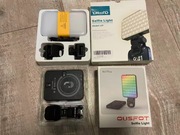 2x Lampa LED do telefonu z powerbankiem 2500K–9500K