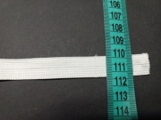 Guma biała dziana 15mm płaska taśma gumowa
