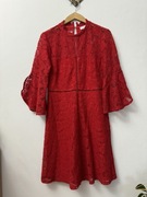 Sukienka koronkowa czerwona Blue Vanilla rozmiar 38 M