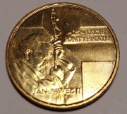 Moneta  2 zł. Jan Paweł II - 25 lecie pontyfikatu. 