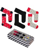 Świąteczne skarpetki 3 pary w pudełku 38-41 męskie