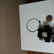 Wentylator kominkowy ekologiczny termometr w zestawie