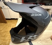 Kask Fullface enduro DH XXL czarno szary 5/6 stan