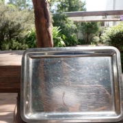 Taca srebrna pod krajalnice