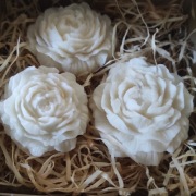 Świece sojowe "piwonia" zestaw "Opal Essence", Robea 