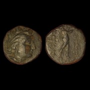 moneta antyczna - Phrygia - Apameia - Athena playing flute 88-40r. p.n.e