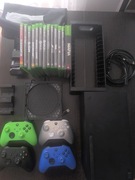 Xbox Series X 1 TB SSD 4 pady, 13 gier, ładowarki, dodatki.