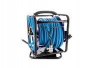 WĄŻ PNEUMATYCZNY NA BĘBNIE 15 BAR HYBRYDOWY ZWIJADŁO 30M 12X8MM AIRPRESS