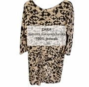 Jedwabna tunika/sukienka ZARA r. M 100% jedwab