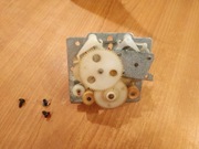 UNITRA ZRK magnetofon zespół napędowy sprzęgło zębatka tryb