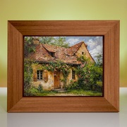 WIEJSKA CHATA | OBRAZ | IMPRESJONIZM | AI ART