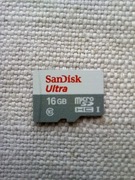 Karta pamięci SD microsd SanDisk Ultra 16 GB