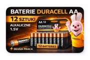 Duracell Baterie AA LR6 12 szt Alkaliczne 1.5V MN1500 R6