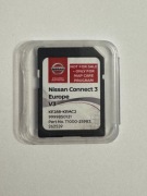 Oryginalna mapa do nawigacji Nissan karta pamięci SD Europa