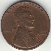 89 USA 1 cent 1940