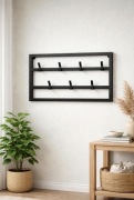 Stylowy wieszak ścienny do przedpokoju LOFT