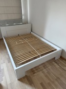 Łóżko białe 140x200