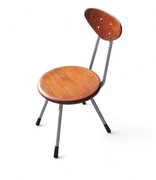 Krzesło warsztatowe w stylu industrialnym 